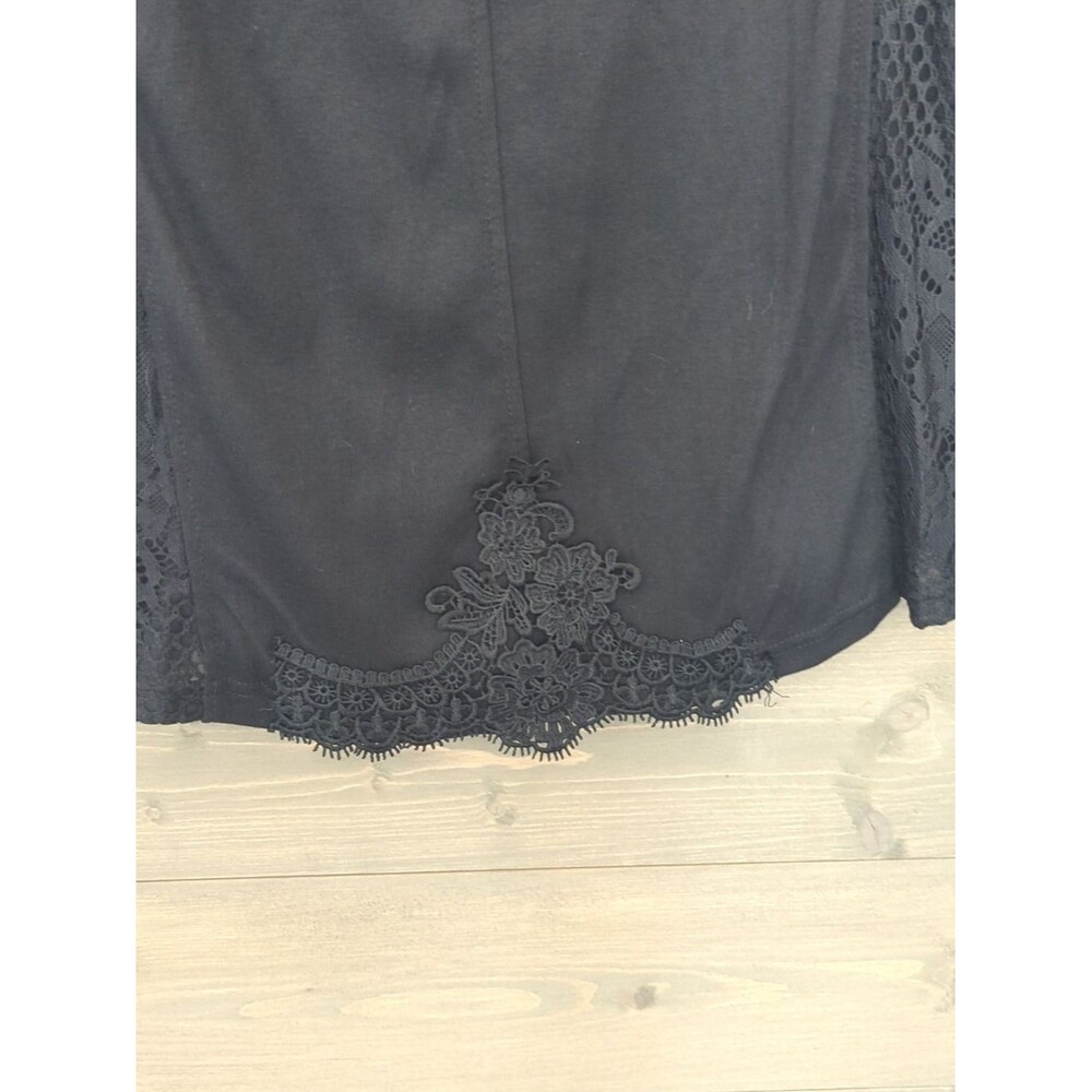 Pretty Angel Woman's Lace Crochet Long Sleeve Top Size L - Picture 5 of 6